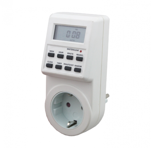 Germany Plug Digital Timer Switch Socket For Electric Appliance